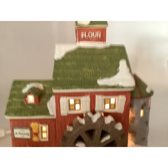 Dept. 56 J. Young's Granary Porcelain House - Picture 11 of 16